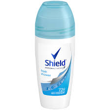 shield roll on fresh shower.jpeg SHIELD ROLL ON FRESH SHOWER 50ML - Image 1